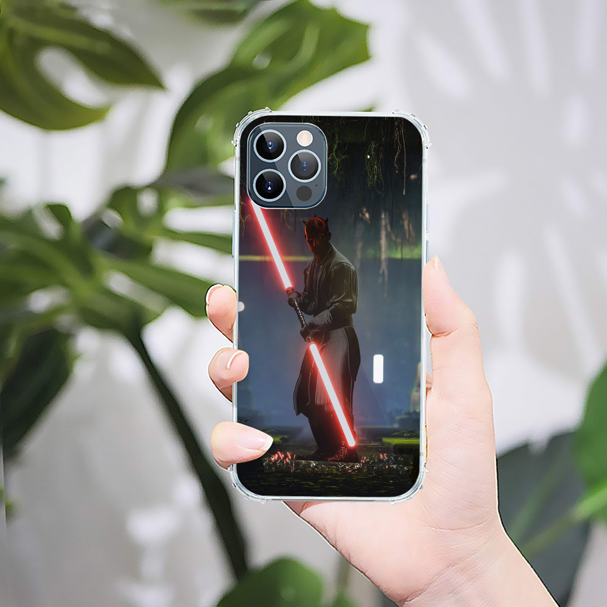 （画像用） スター・ウォーズ Star Wars 【iPhone 12シリーズ対応】透明スマホケース（クリアソフトケース）